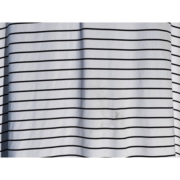 UNDER ARMOUR Men's Short Sleeve Button Down Striped Polo Shirt White XL SEE DES - Picture 2 of 6